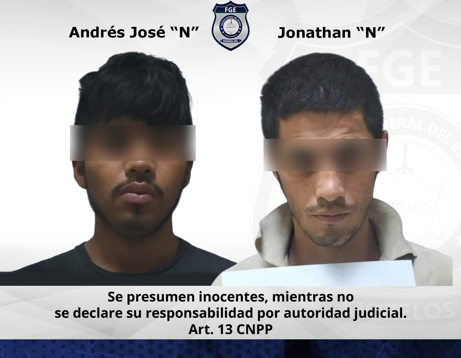 Detenidos dos masculinos probables responsables de robo de auto agravado