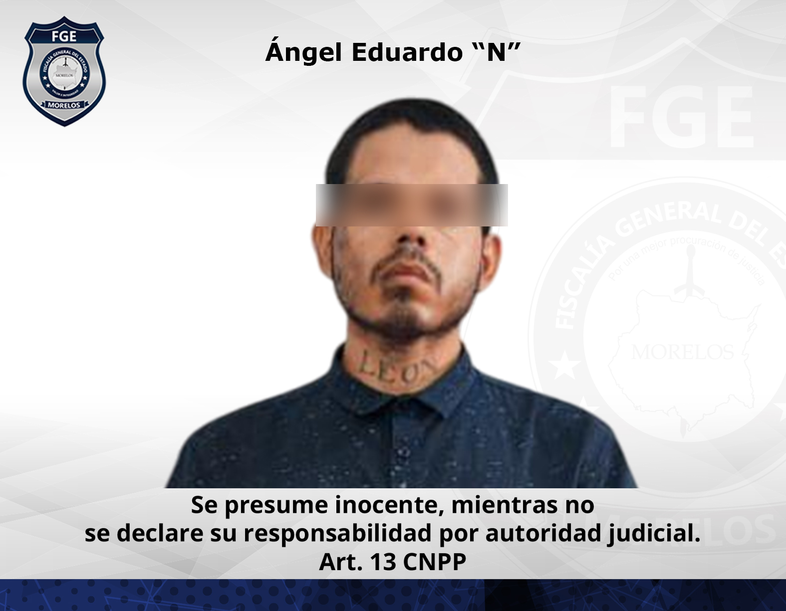 Cumplimenta AIC en el municipio de Jojutla orden de aprehensión contra hombre por violencia familiar