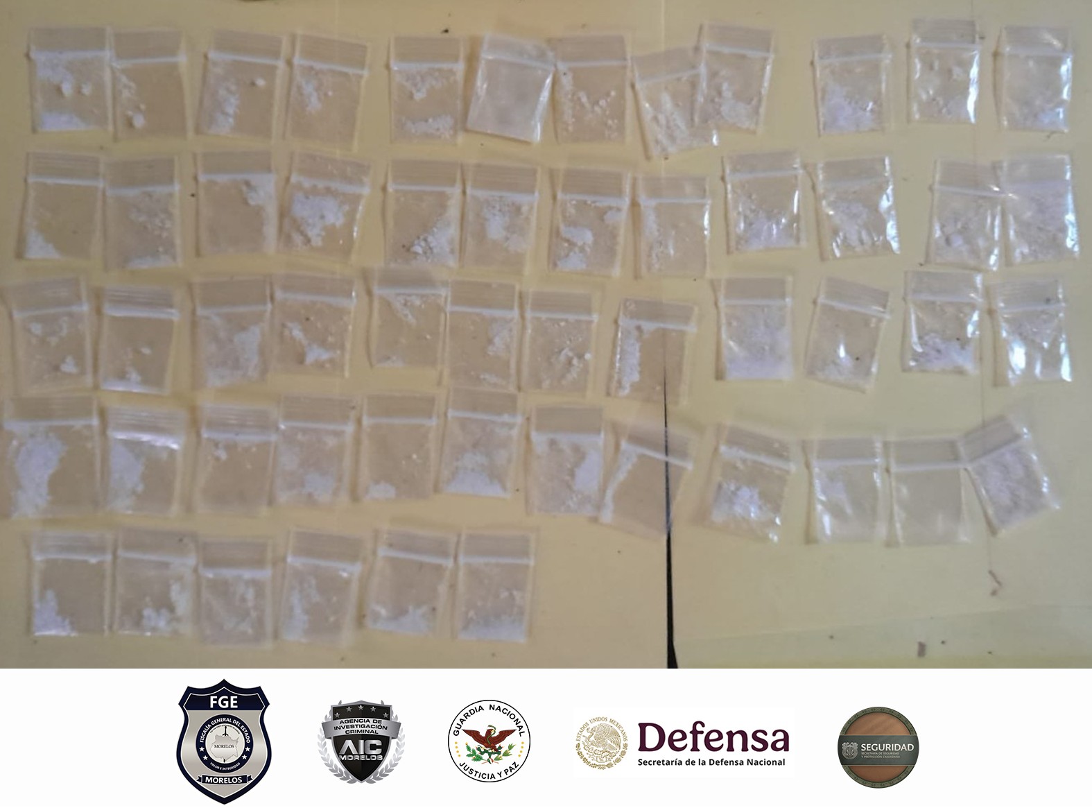 Cateo en el municipio de Jojutla permite el aseguramiento de probables sustancias ilícitas