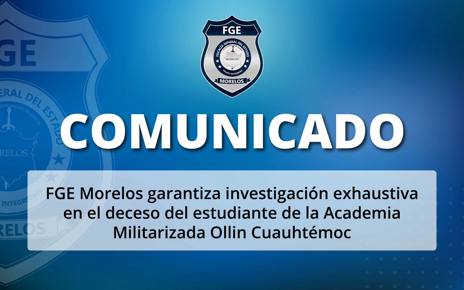 COMUNICADO DE PRENSA