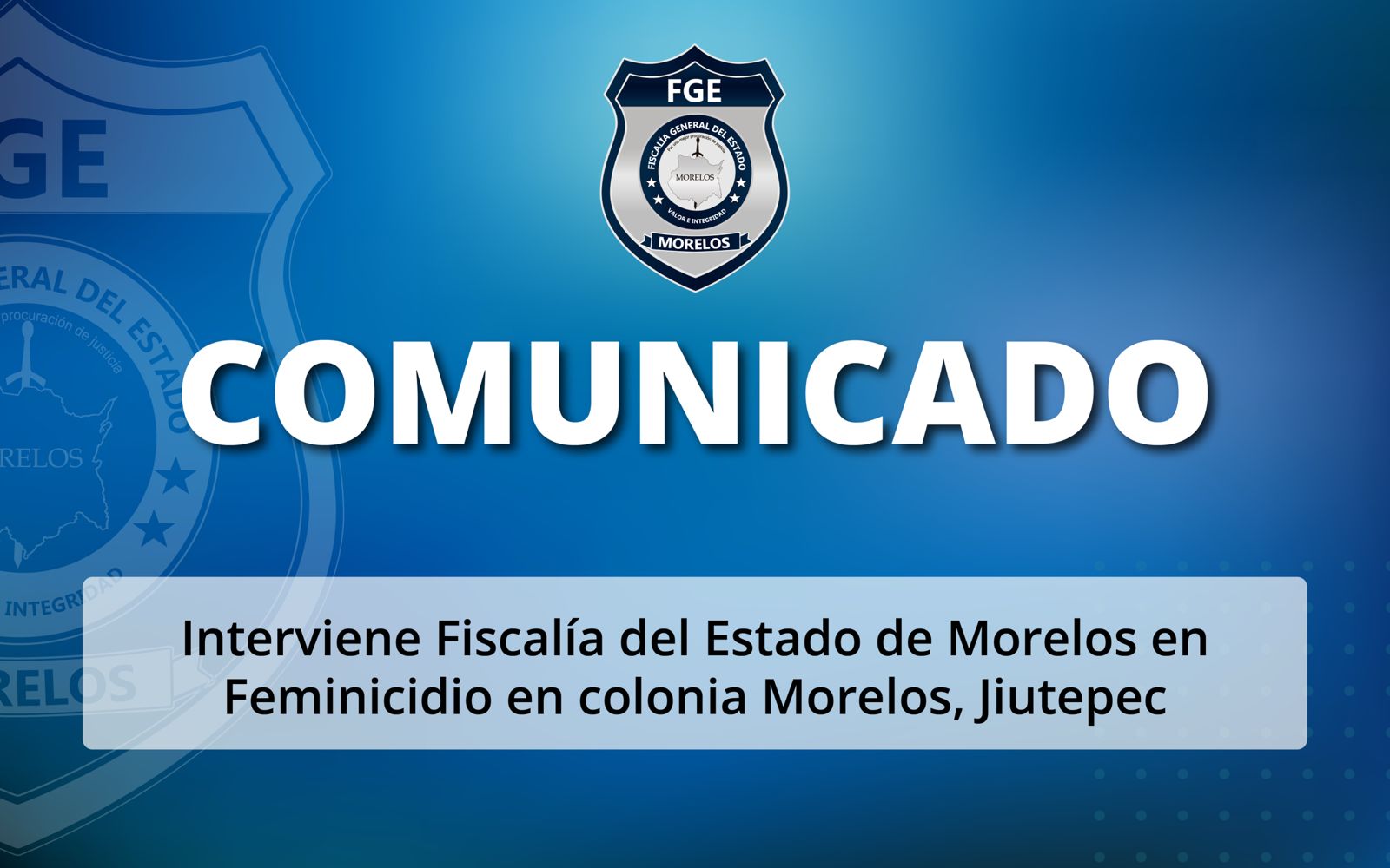 COMUNICADO DE PRENSA