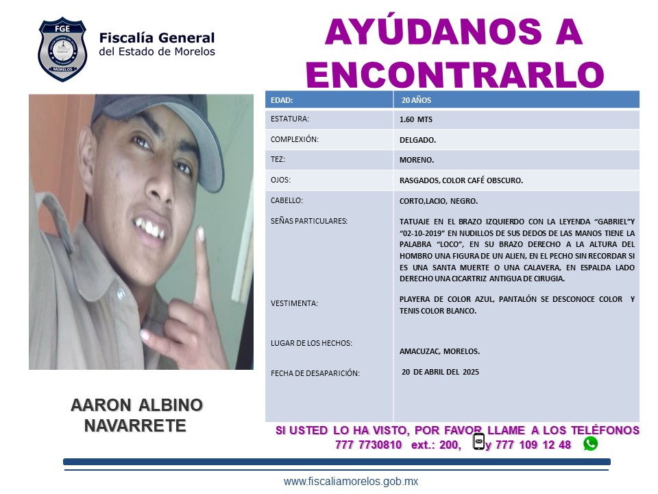 AARON ALBINO NAVARRETE