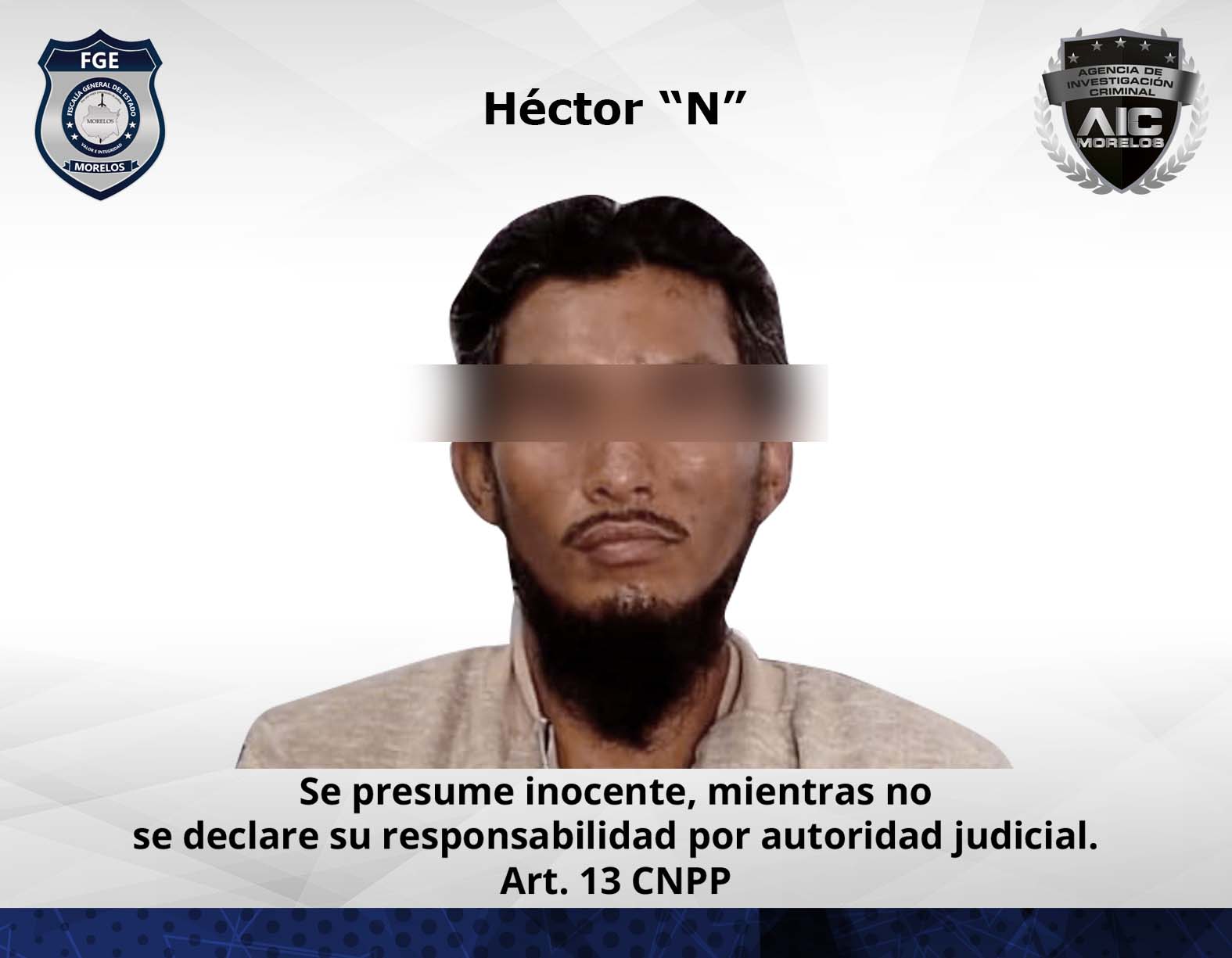 Agentes de la AIC aprehenden en Tlaquiltenango a hombre que incumplió medidas cautelares