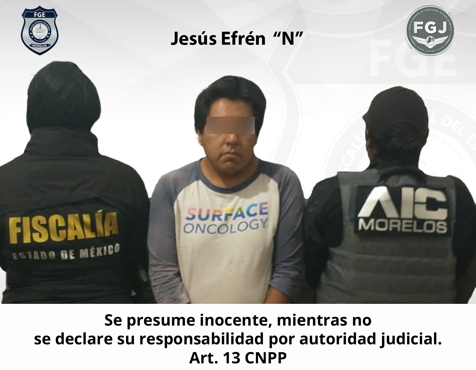 Imputado de doble feminicidio en el Estado de México es detenido en Tlaltizapán