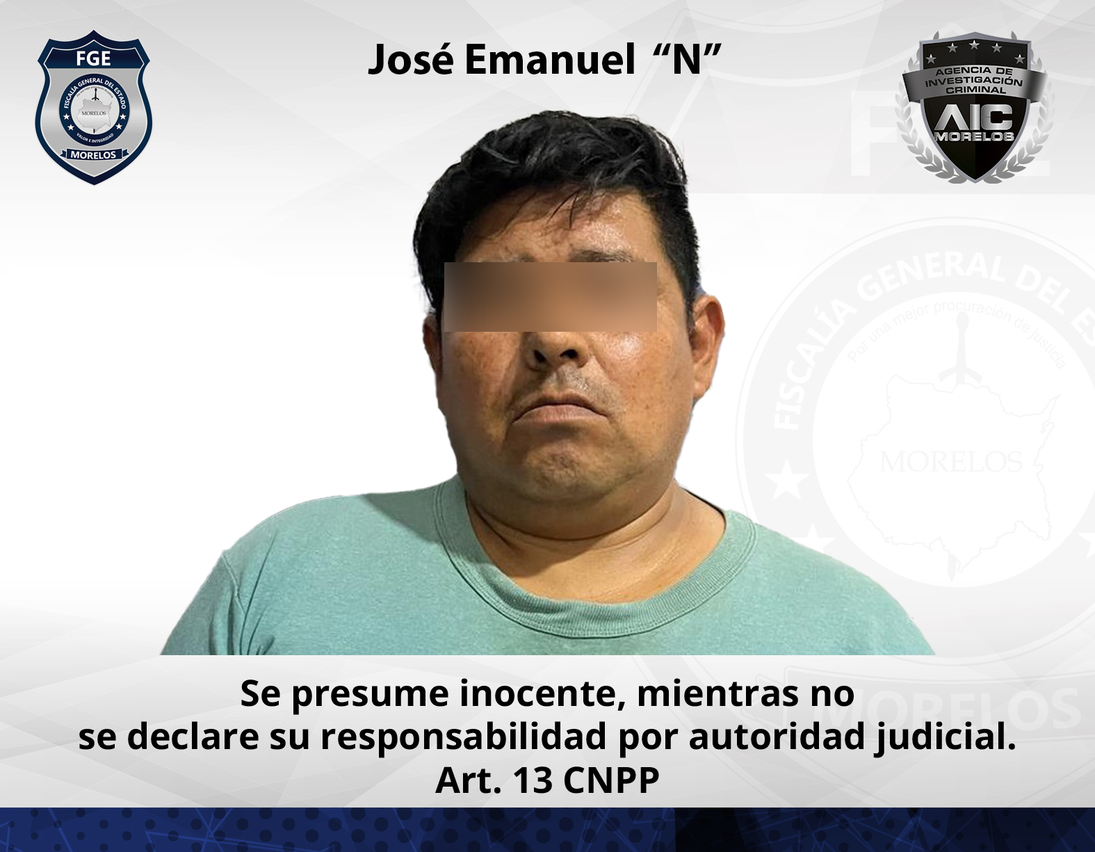 Masculino vinculado a proceso por agredir sexualmente a una menor de edad en Tlayacapan