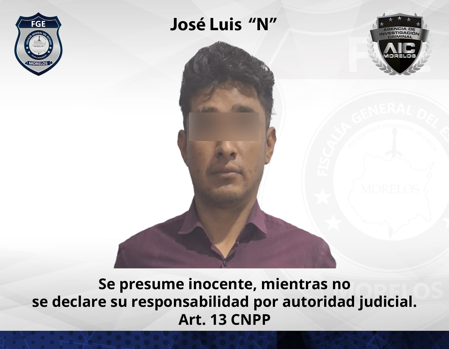 Logra Fiscalía Oriente la vinculación a proceso contra un masculino por homicidio