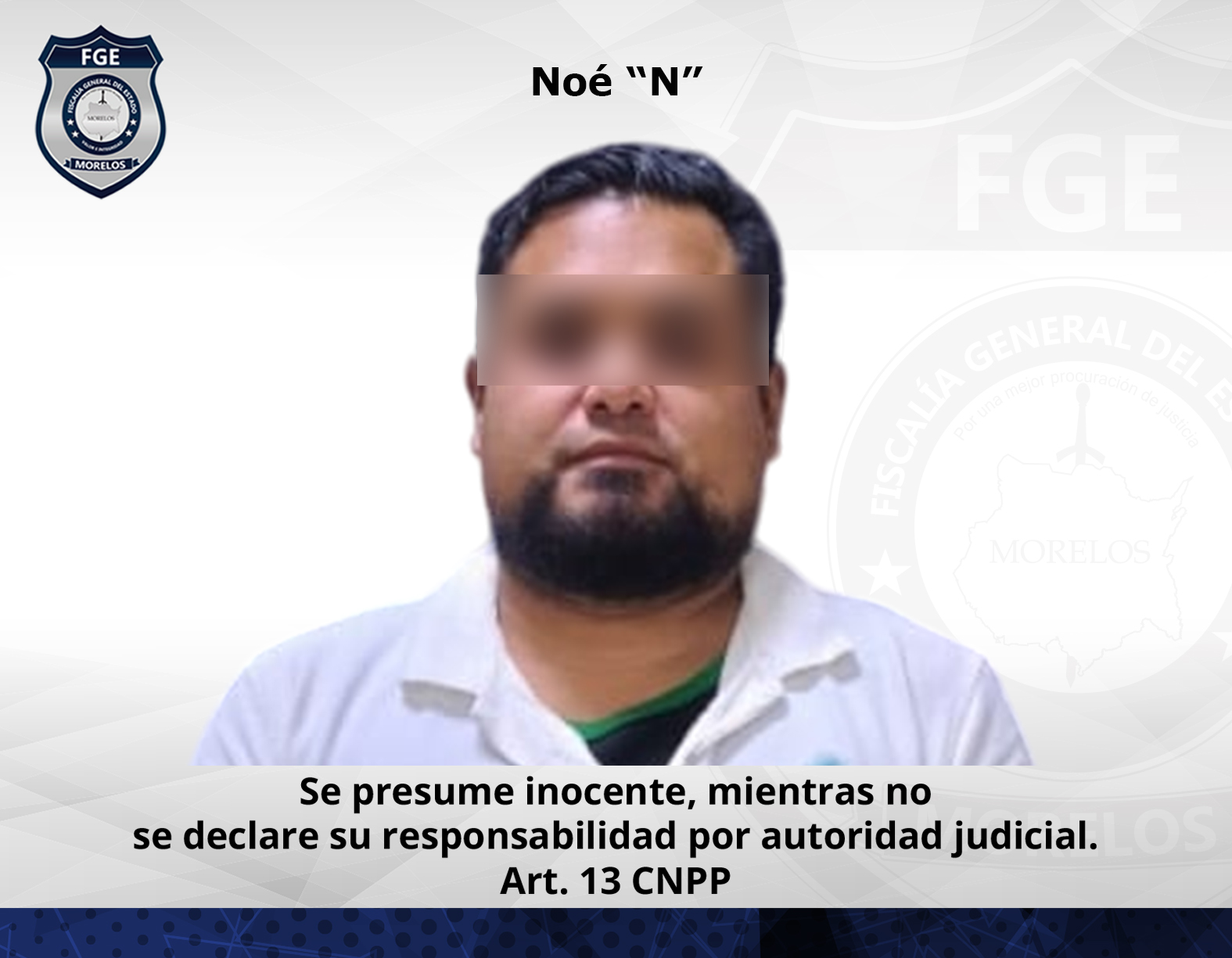 Noé “N” detenido en Quintana Roo por elementos de la AIC