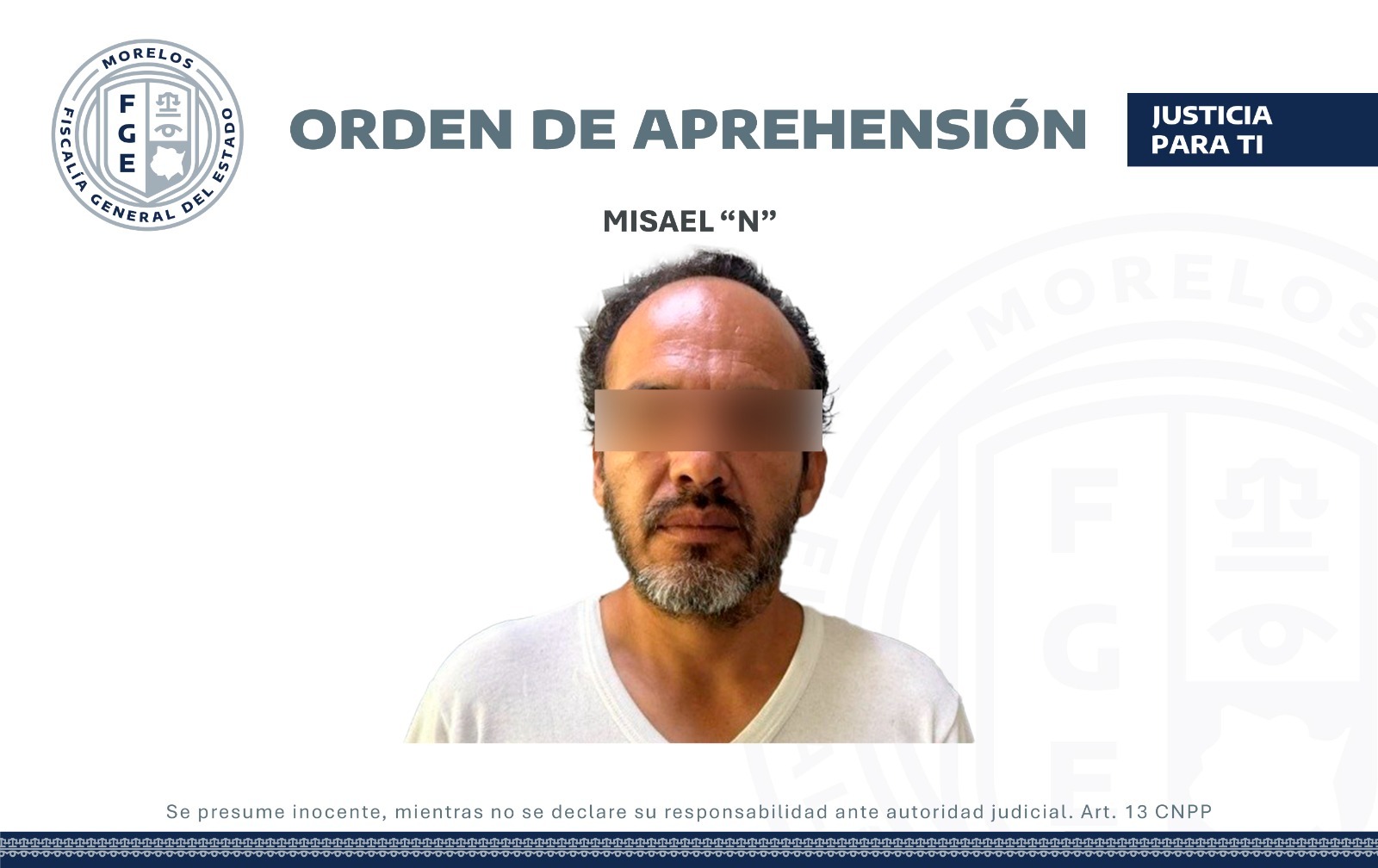 Aprehenden a hombre por incumplir con obligaciones de asistencia alimentaria en Cuernavaca
