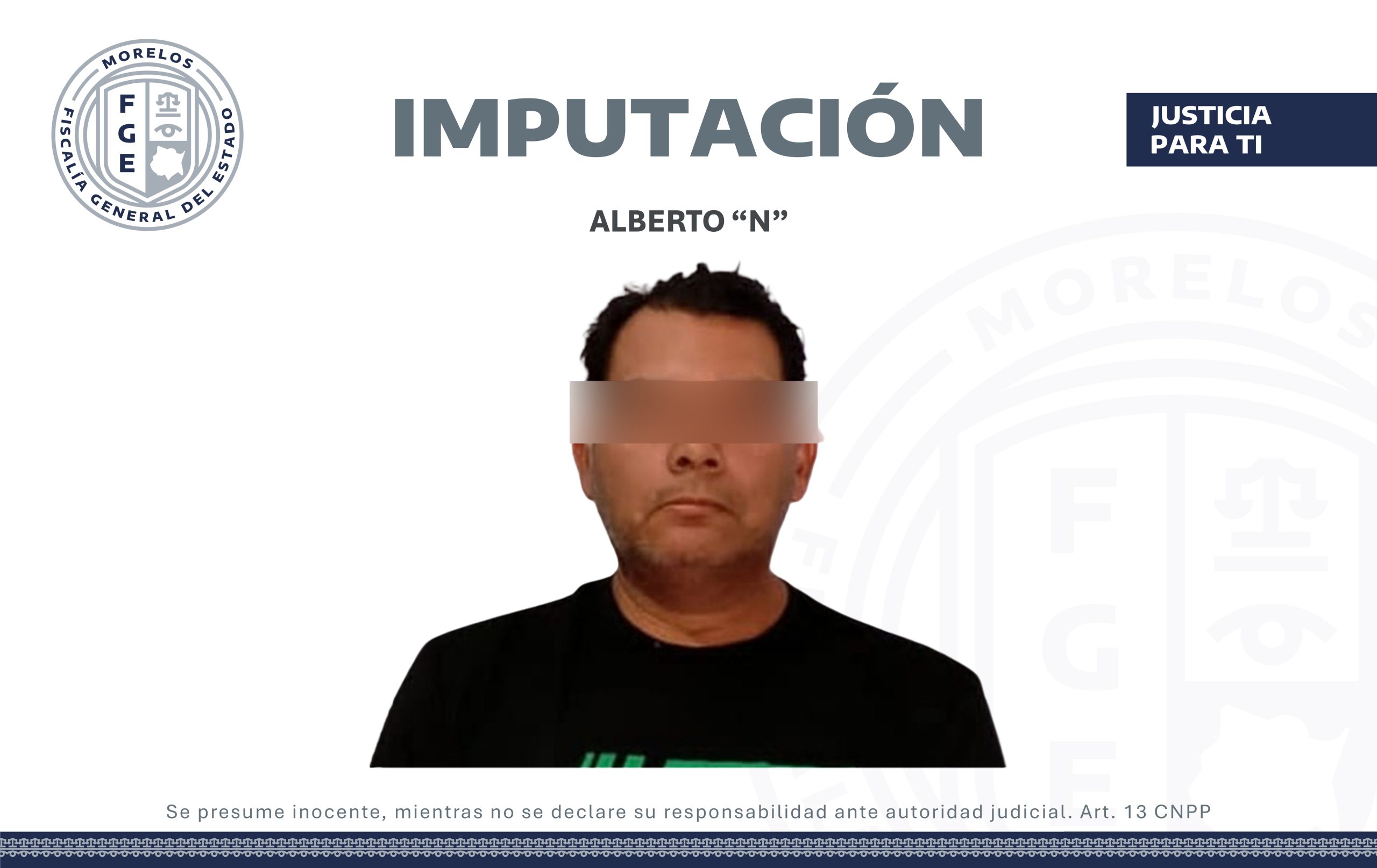 Formulan imputación contra masculino por abuso sexual agravado en Puente de Ixtla