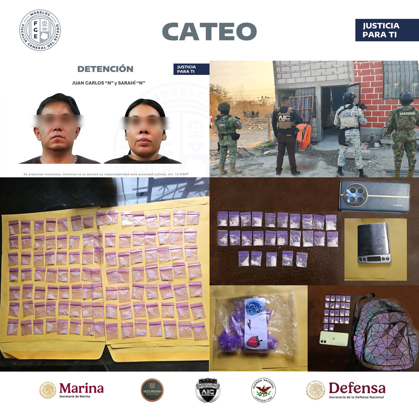 Catea AIC inmueble utilizado para venta de drogas en Xoxocotla