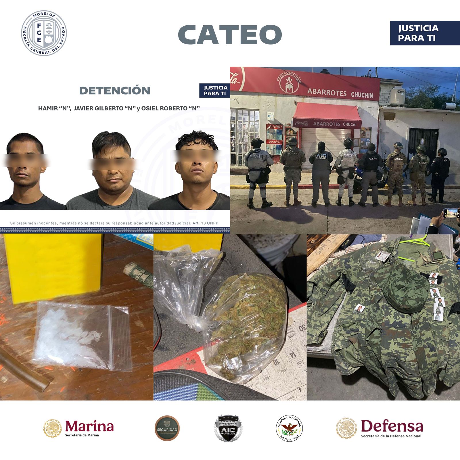 Catea AIC inmueble usado para distribuir drogas en Cuautla