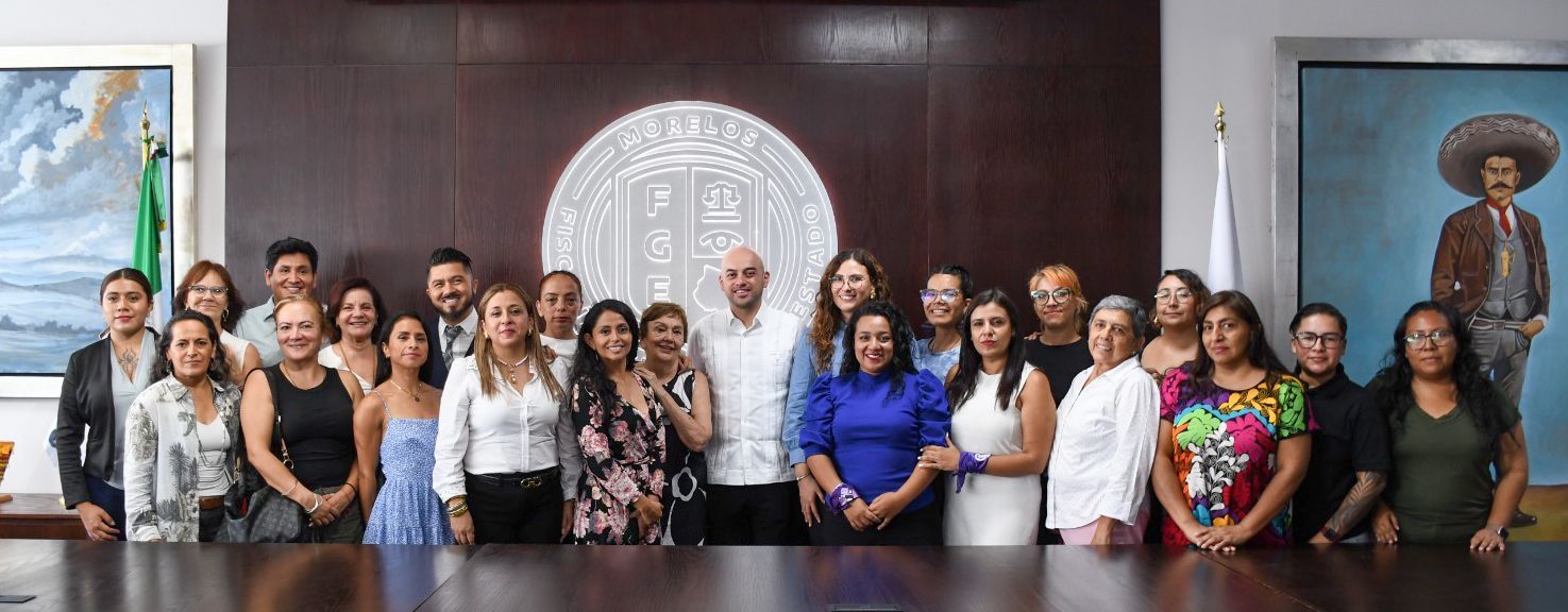 Fiscal Edgar Maldonado sostiene reunión de trabajo con integrantes de colectivos feministas