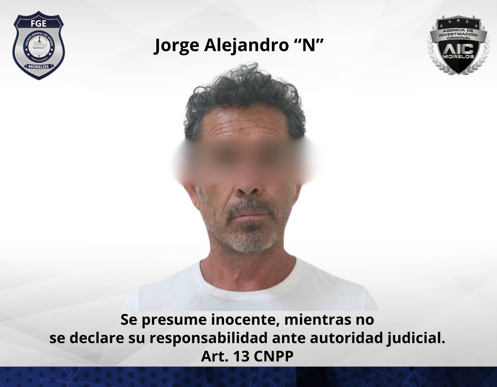 La AIC aprehendió a dos masculinos familiares por delitos sexuales cometidos contra una adolescente