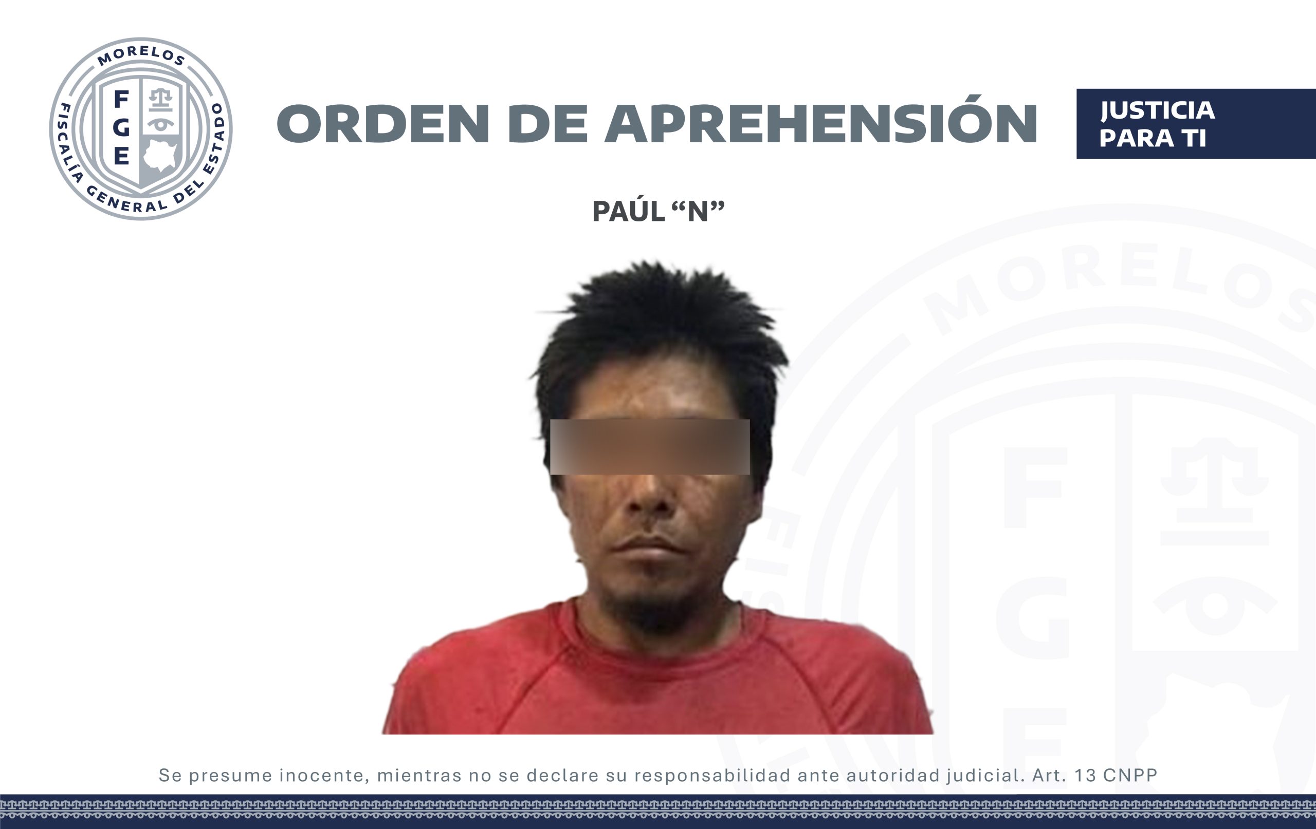 Aprehende AIC a hombre por incumplir medidas cautelares en Axochiapan