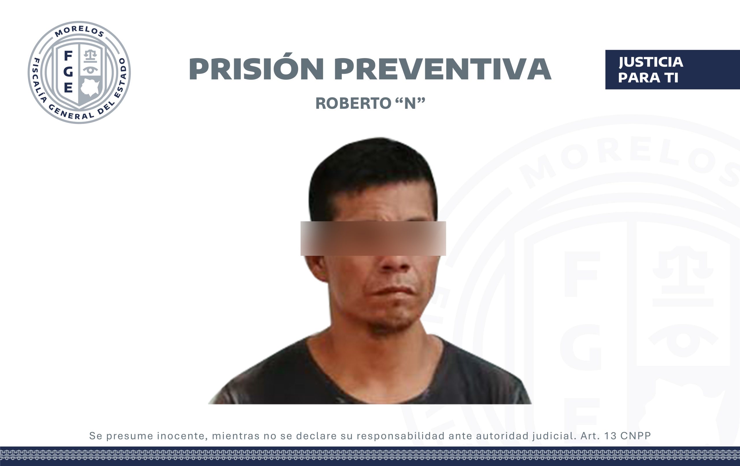 Prisión preventiva para hombre por el delito de robo en Jojutla