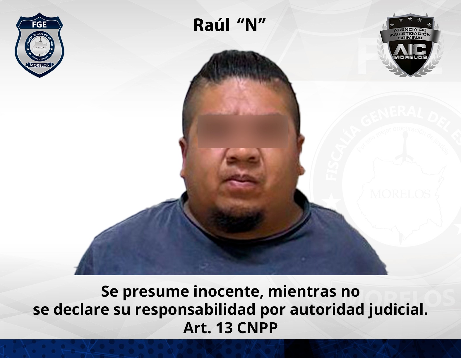 El CJM cateó inmueble en Huitzilac y aprehendió a un masculino por violencia familiar