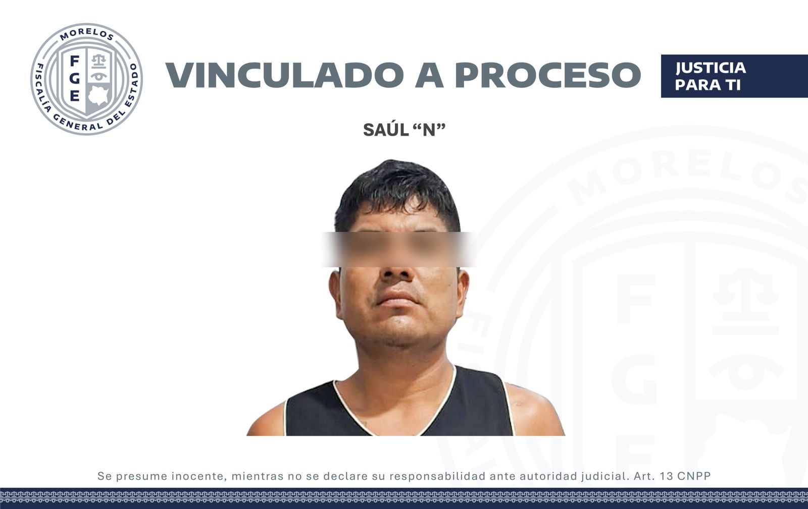 Masculino vinculado a proceso por robo de vehículo automotor agravado en Yautepec