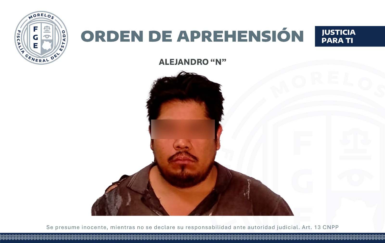 Ejecuta AIC aprehensión contra masculino por incumplir medidas cautelares en Xoxocotla