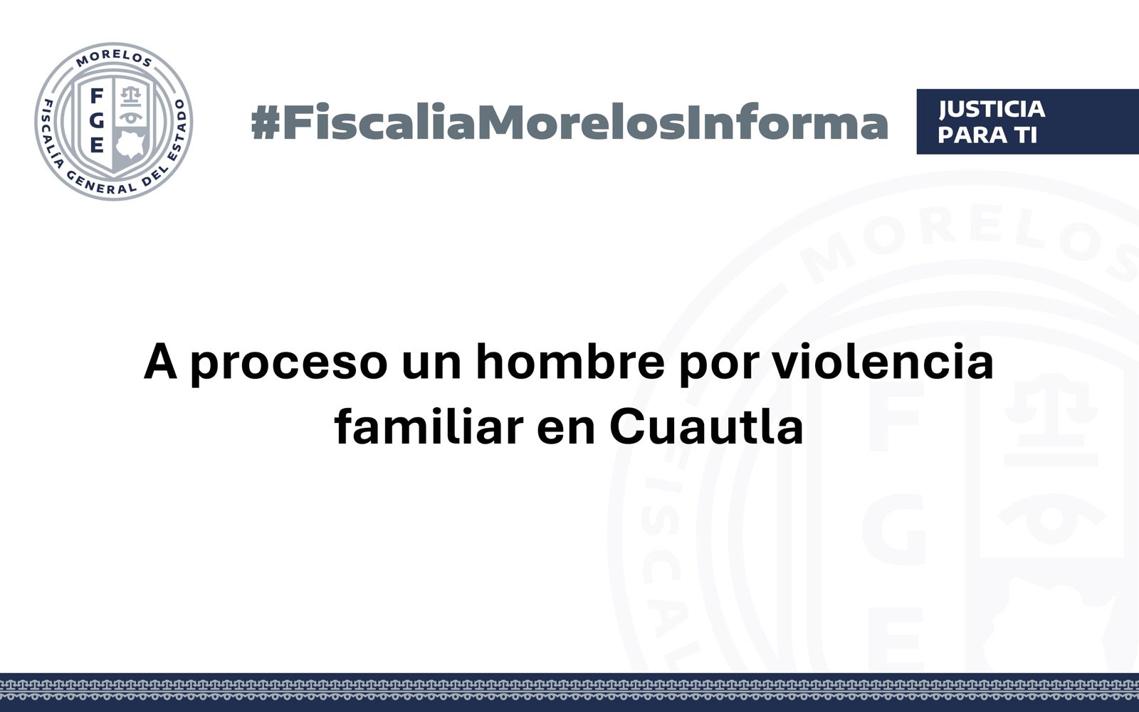 A proceso un hombre por violencia familiar en Cuautla