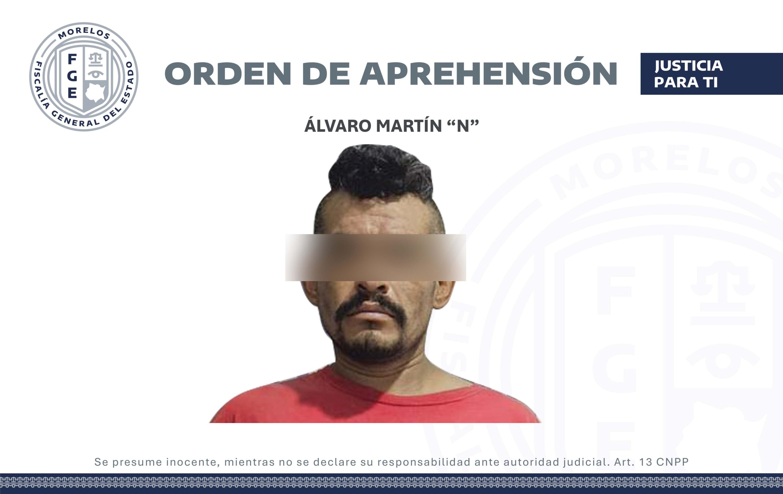 Aprehende AIC a un masculino por incumplir con medidas cautelares por violencia familiar