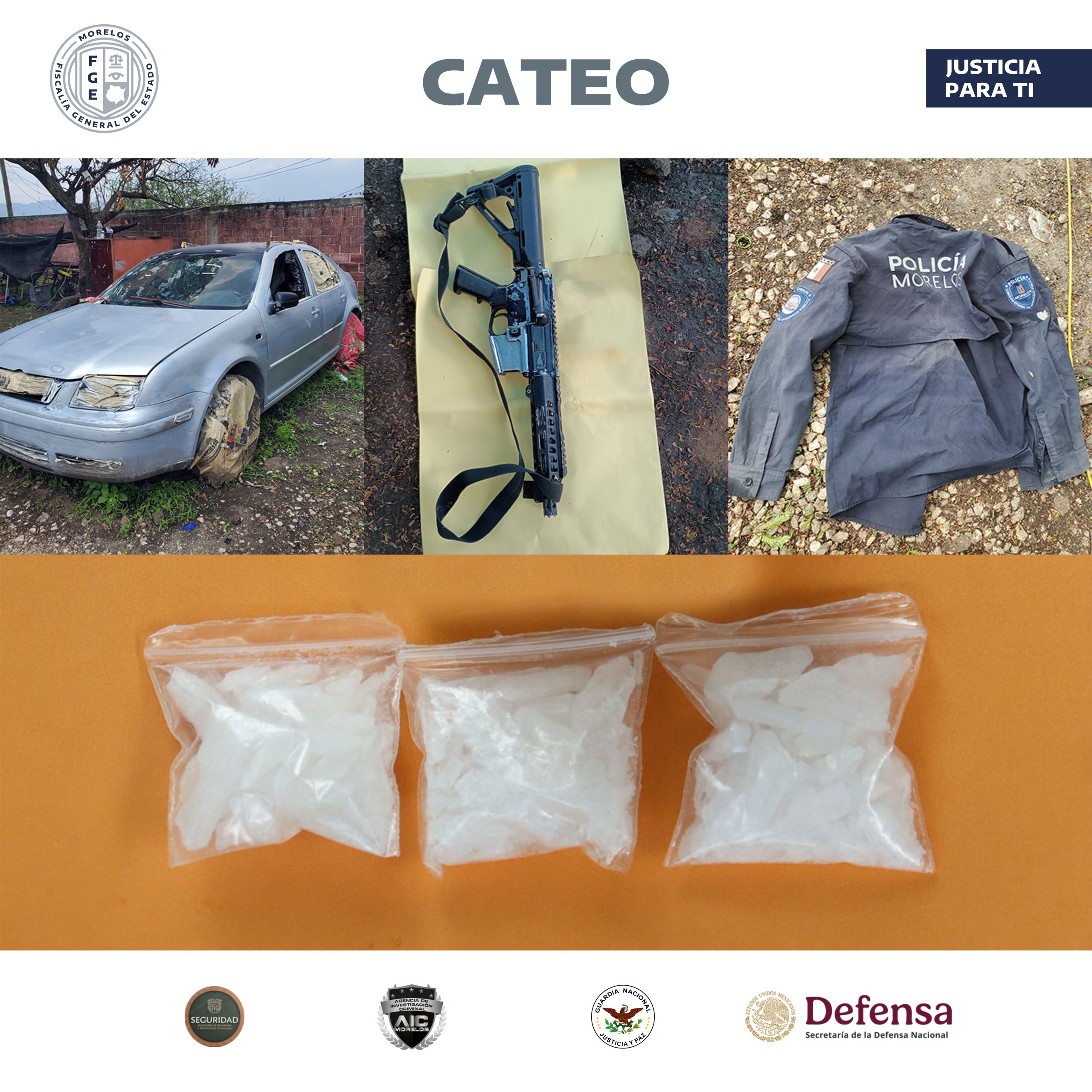 Catea AIC inmueble utilizado para resguardar y desvalijar motocicletas con reporte de robo en Yautepec