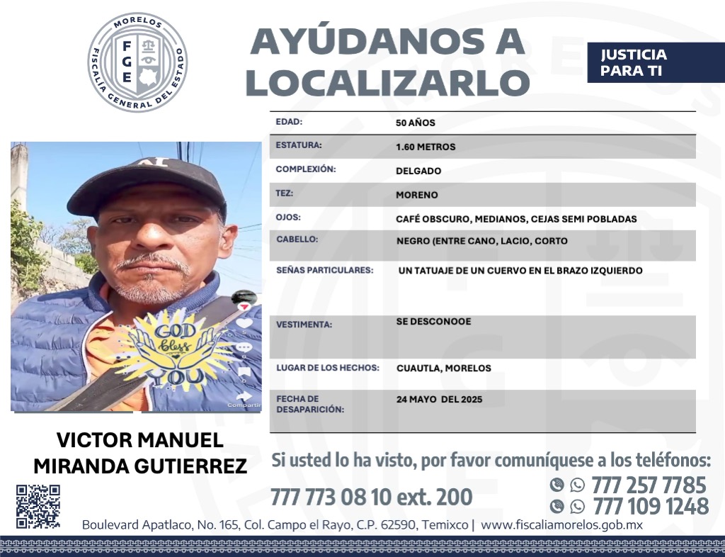 VICTOR MANUEL MIRANDA GUTIERREZ