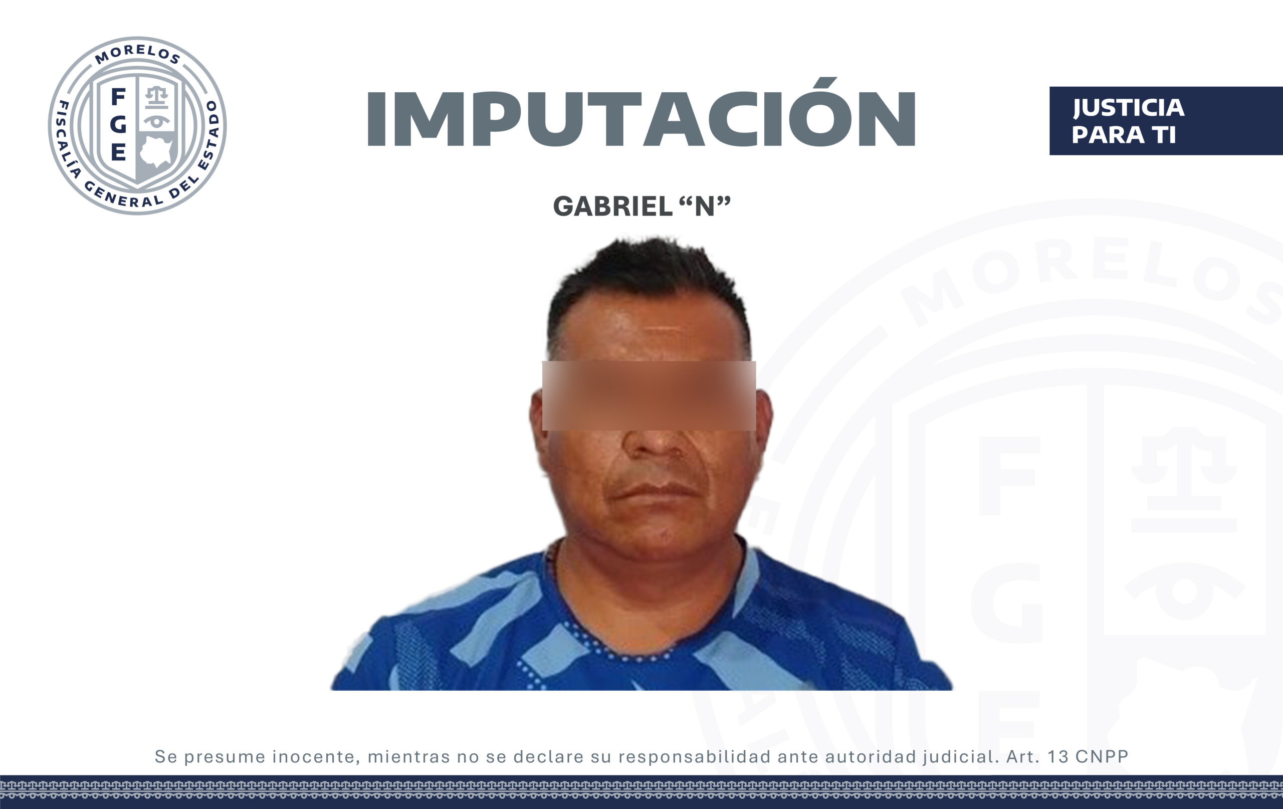 Formulan imputación contra un hombre por delito cometido en agravio de personas menores en Xoxocotla