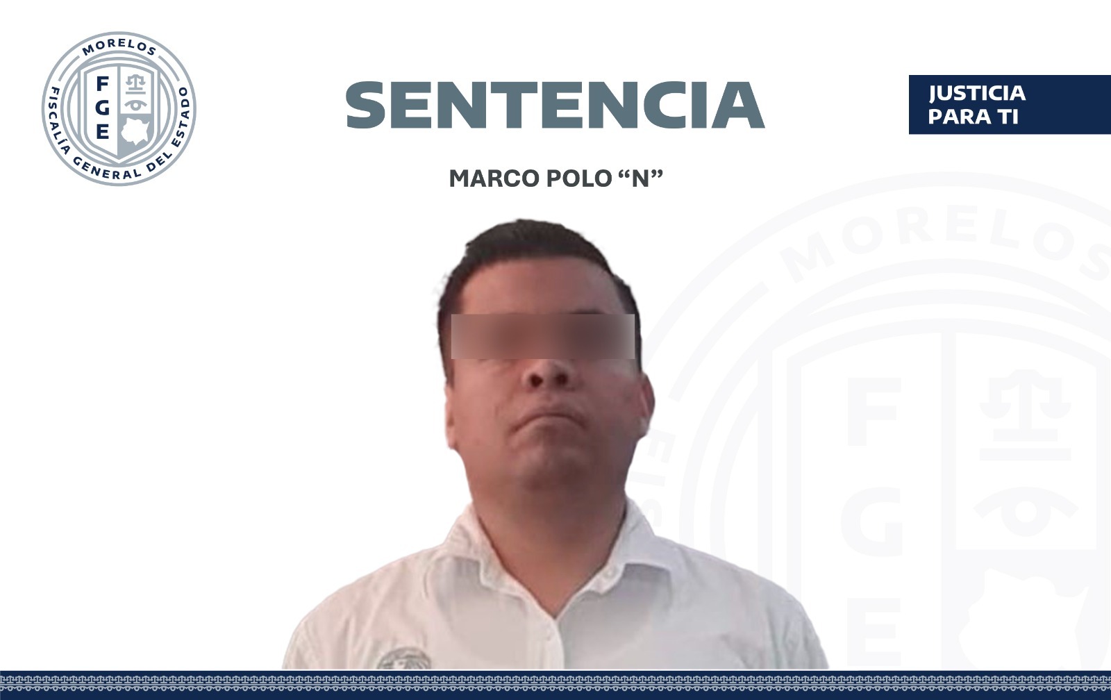 Obtiene FGE ocho años de prisión para un hombre por abuso sexual agravado en Yautepec