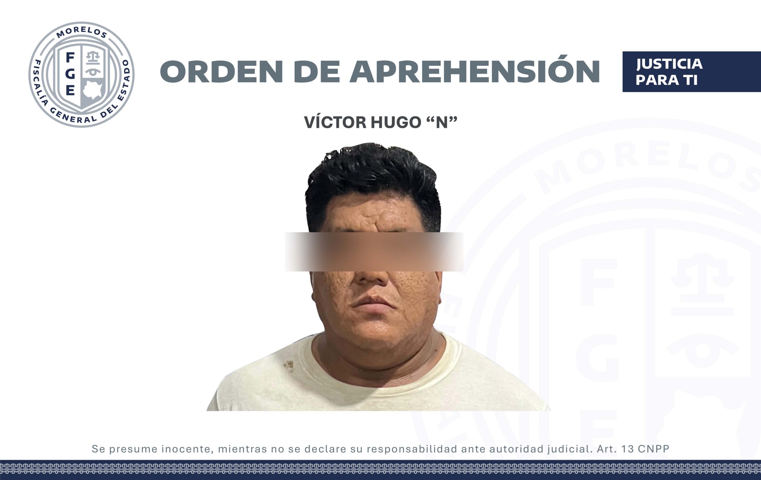 Aprehenden a un hombre por el delito de homicidio calificado en Yecapixtla