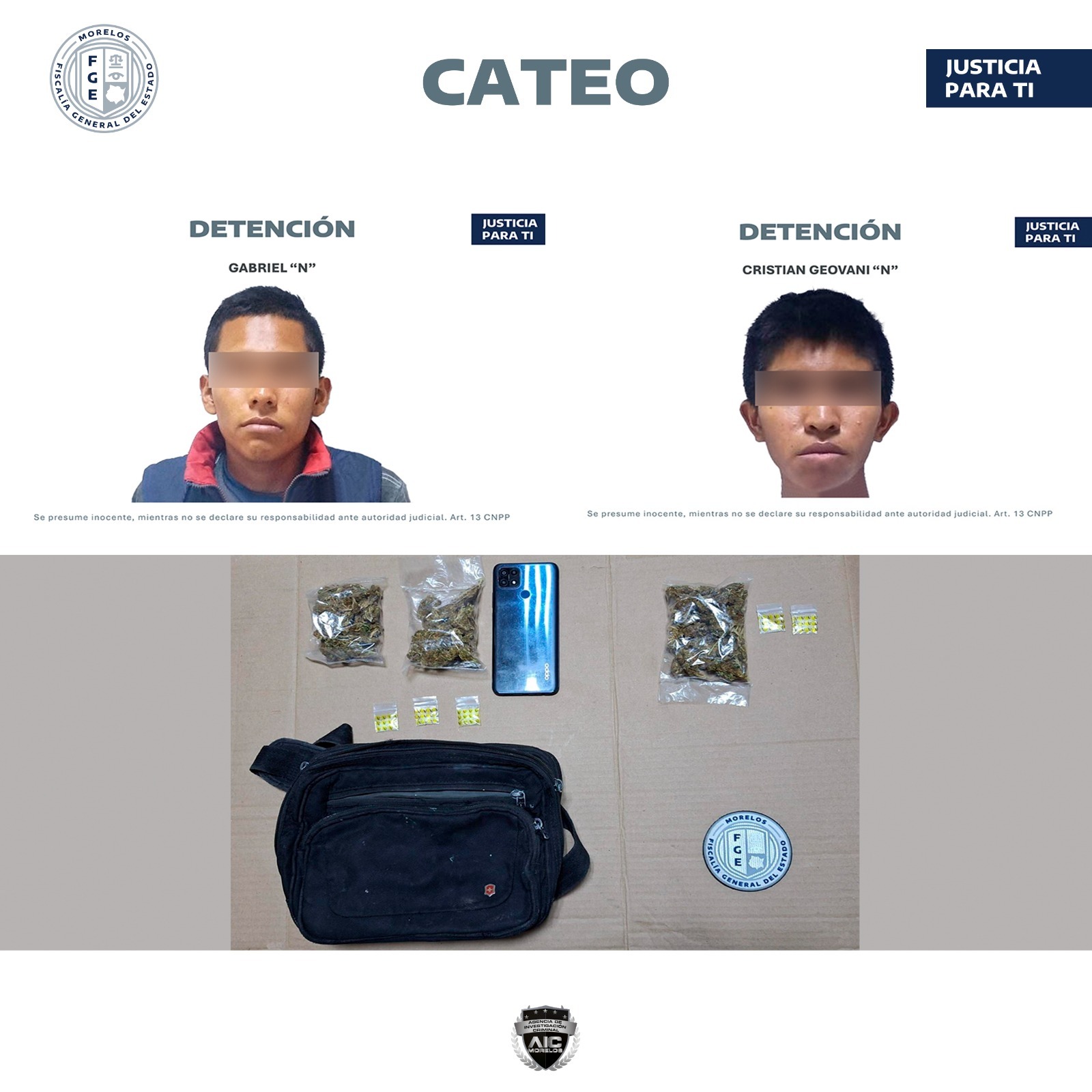 Catean casa presuntamente utilizada para la venta de estupefacientes en Emiliano Zapata