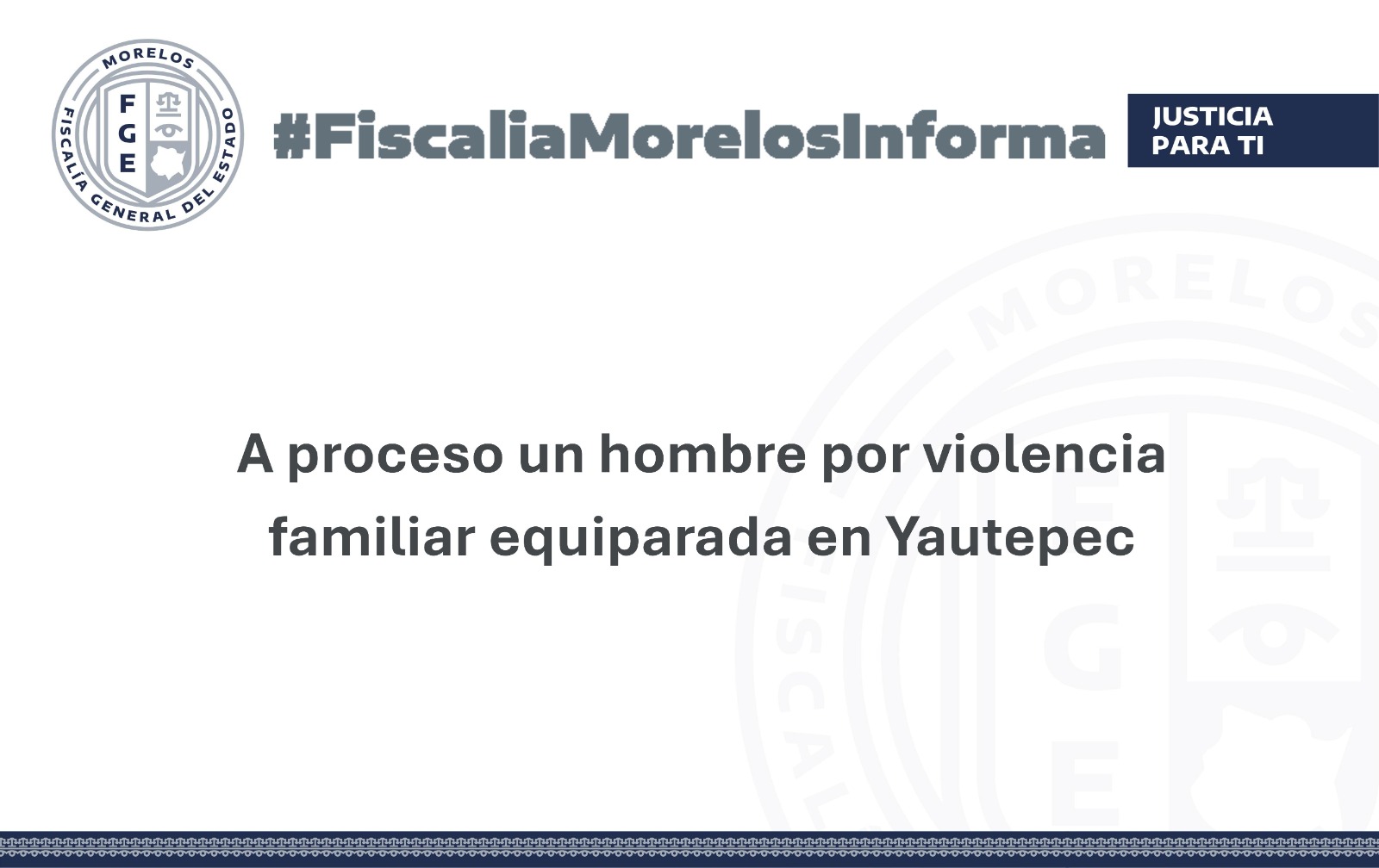 A proceso un hombre por violencia familiar equiparada en Yautepec