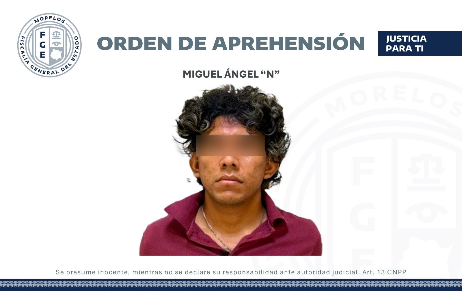 APREHENDEN A UN HOMBRE POR DESAPARICIÓN DE PERSONA EN EMILIANO ZAPATA