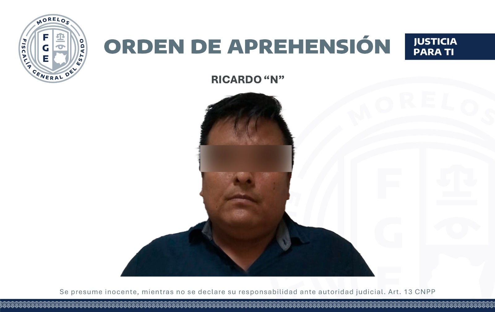 APREHENDEN A UN HOMBRE POR VIOLACIÓN AGRAVADA EN EMILIANO ZAPATA