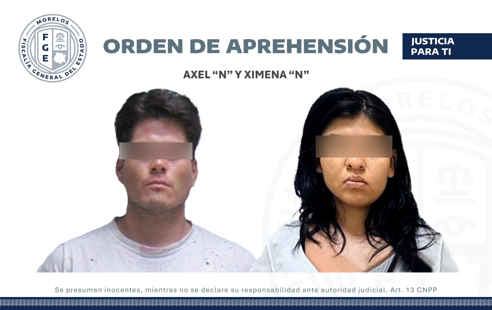 Aprehende AIC a una pareja por robo de vehículo automotor agravado en Jiutepec
