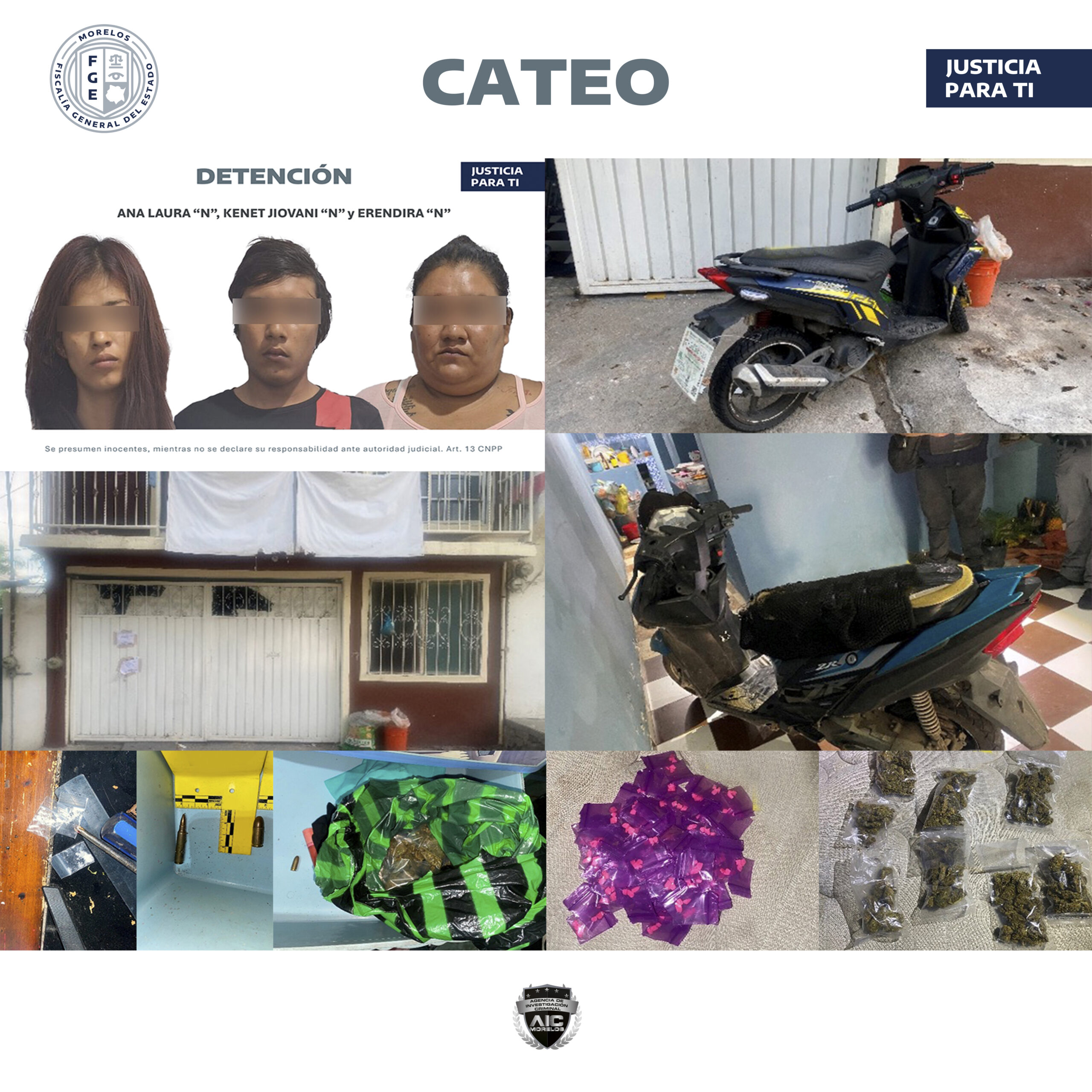 Catea AIC inmueble usado presuntamente para distribuir drogas en Ayala