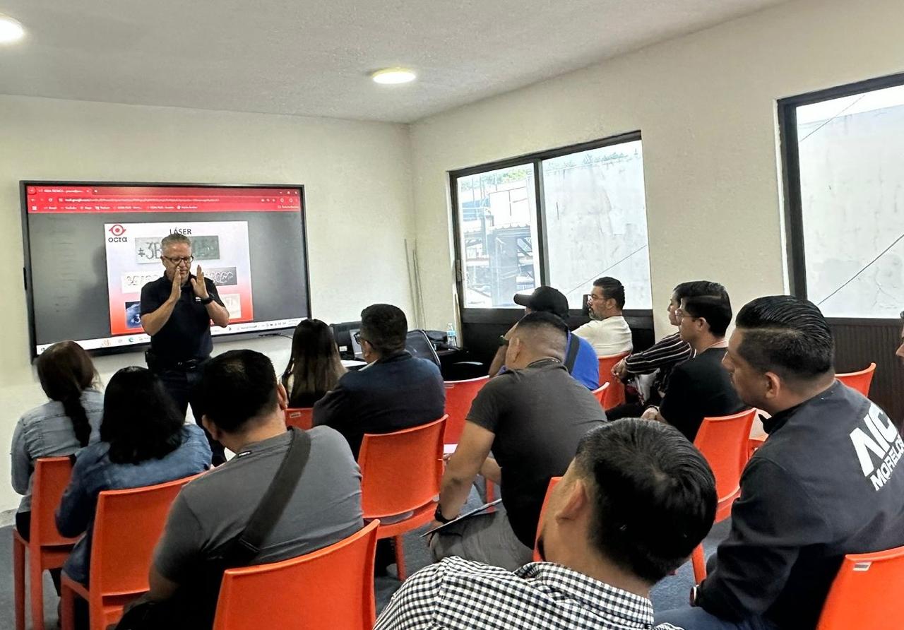 CAPACITA FGE Y OCRA A AGENTES DE INVESTIGACIÓN EN IDENTIFICACIÓN DE VEHÍCULOS ROBADOS