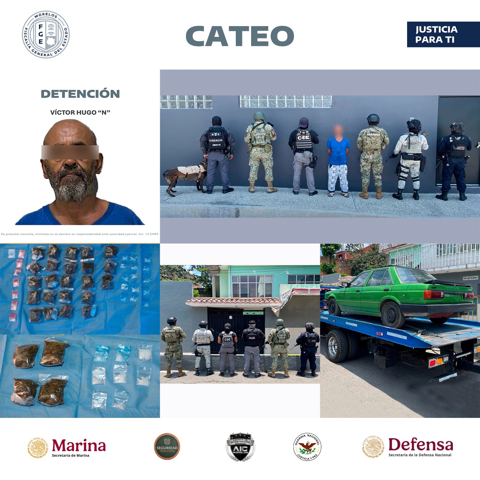 CATEA COE VIVIENDA EN CUERNAVACA UTILIZADA PRESUNTAMENTE PARA LA VENTA DE DROGAS