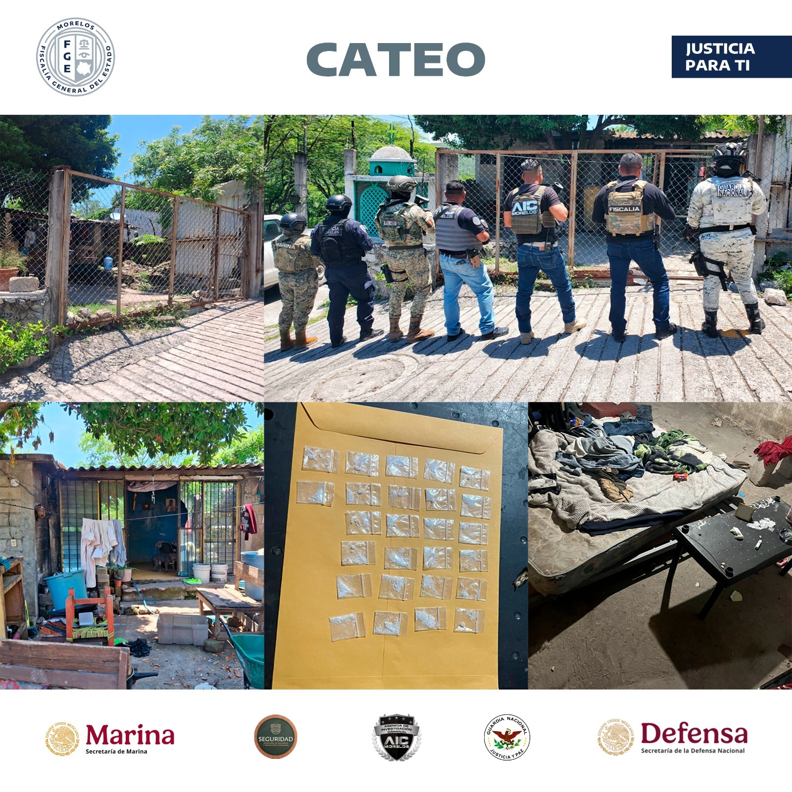 CATEAN VIVIENDA PRESUNTAMENTE USADA PARA LA VENTA DE ESTUPEFACIENTES EN TETECALA