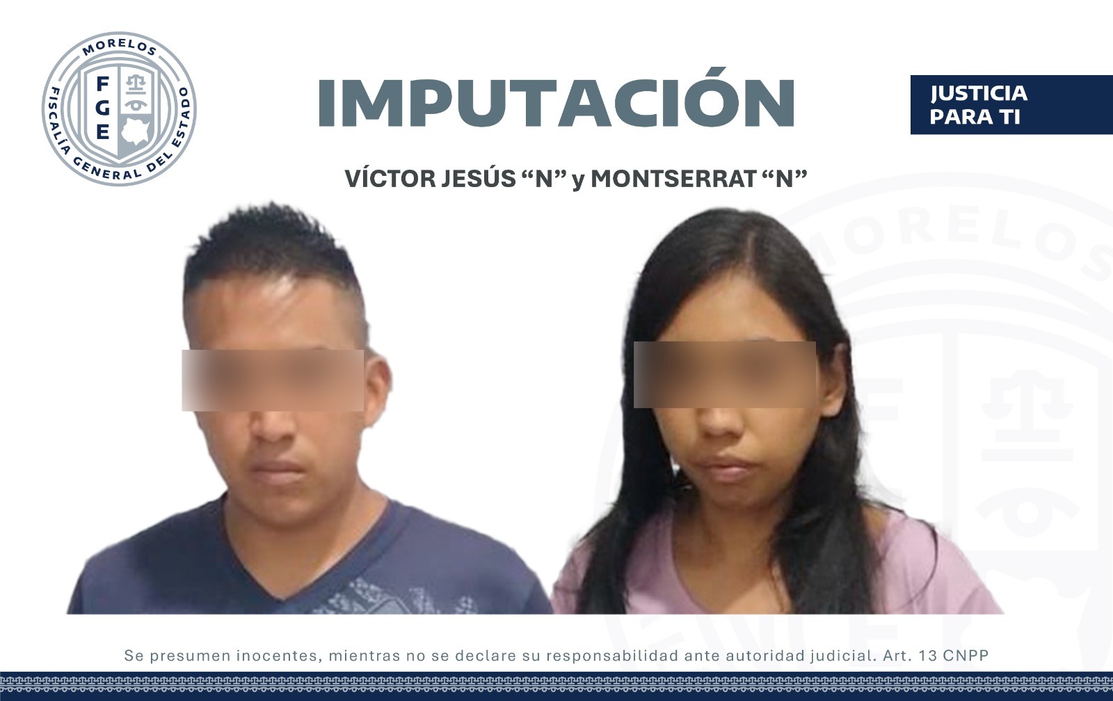 FORMULAN IMPUTACIÓN CONTRA PAREJA POR VIOLENCIA FAMILIAR EN CUAUTLA
