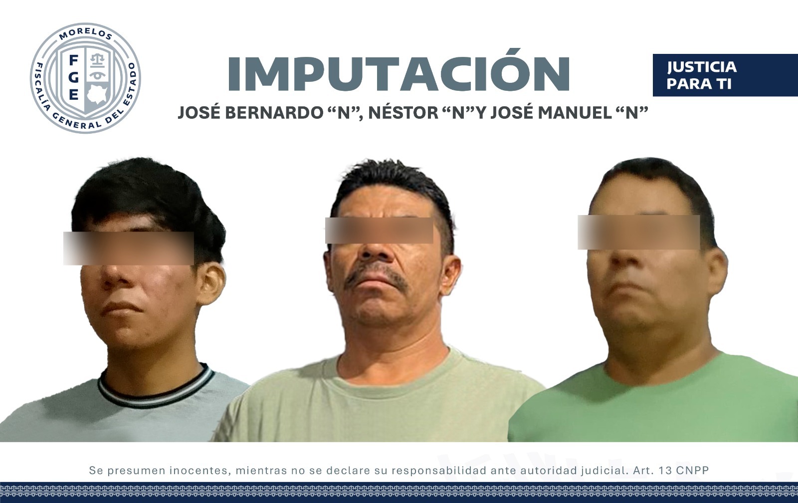 FORMULAN IMPUTACIÓN CONTRA TRES HOMBRES POR NARCOMENUDEO EN AYALA