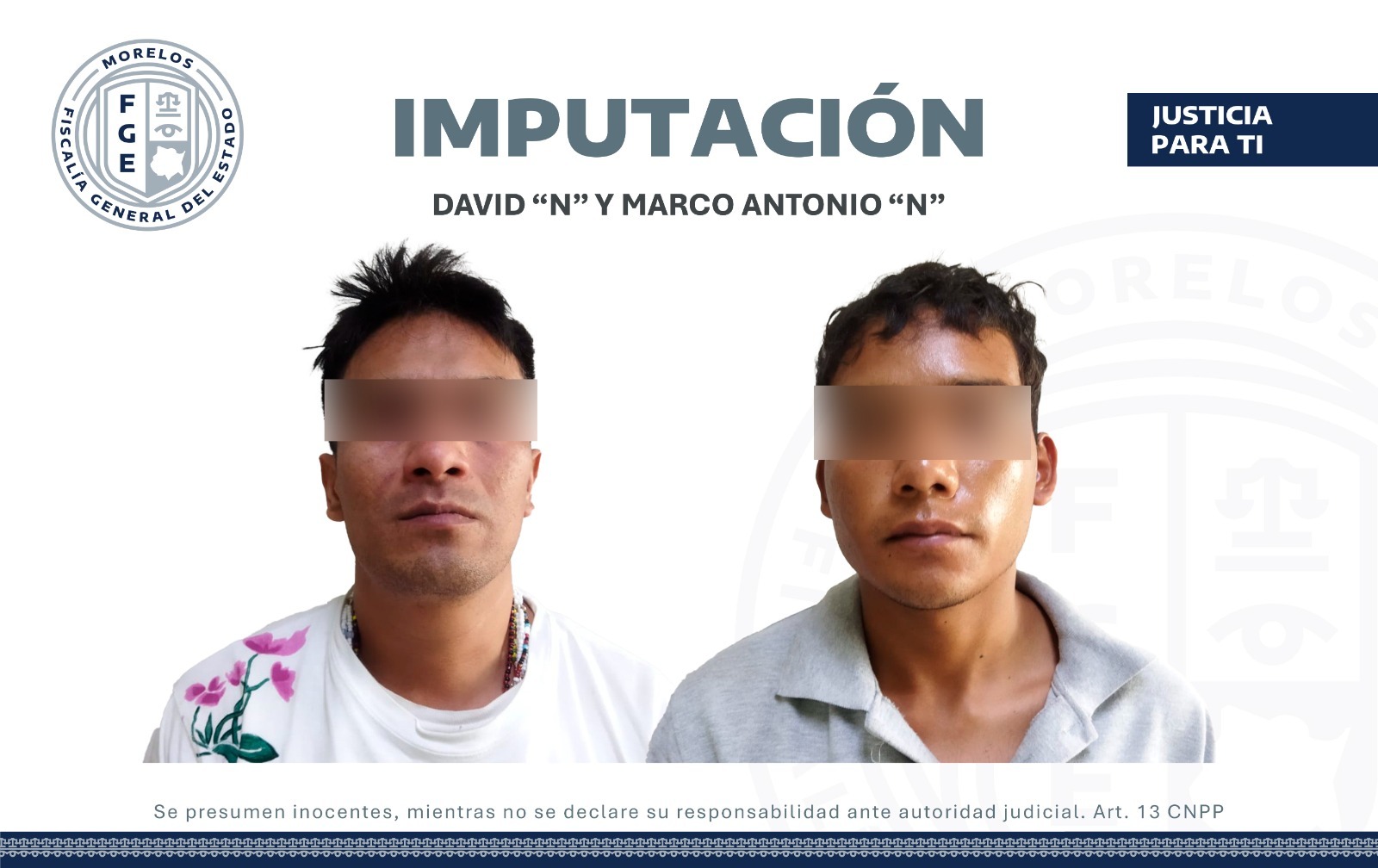 FORMULAN IMPUTACIÓN CONTRA TRES MASCULINOS POR PORTACIÓN DE ARMA DE FUEGO, VEHÍCULO DE PROCEDENCIA ILÍCITA Y DELITO CONTRA LA SALUD