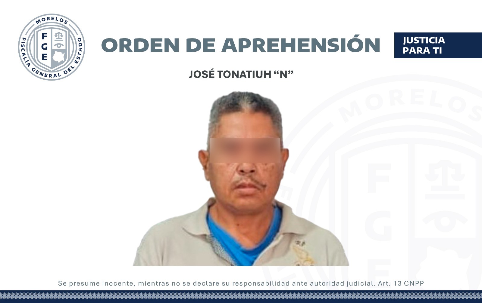 Cumplimentan orden de aprehensión contra un hombre por violación