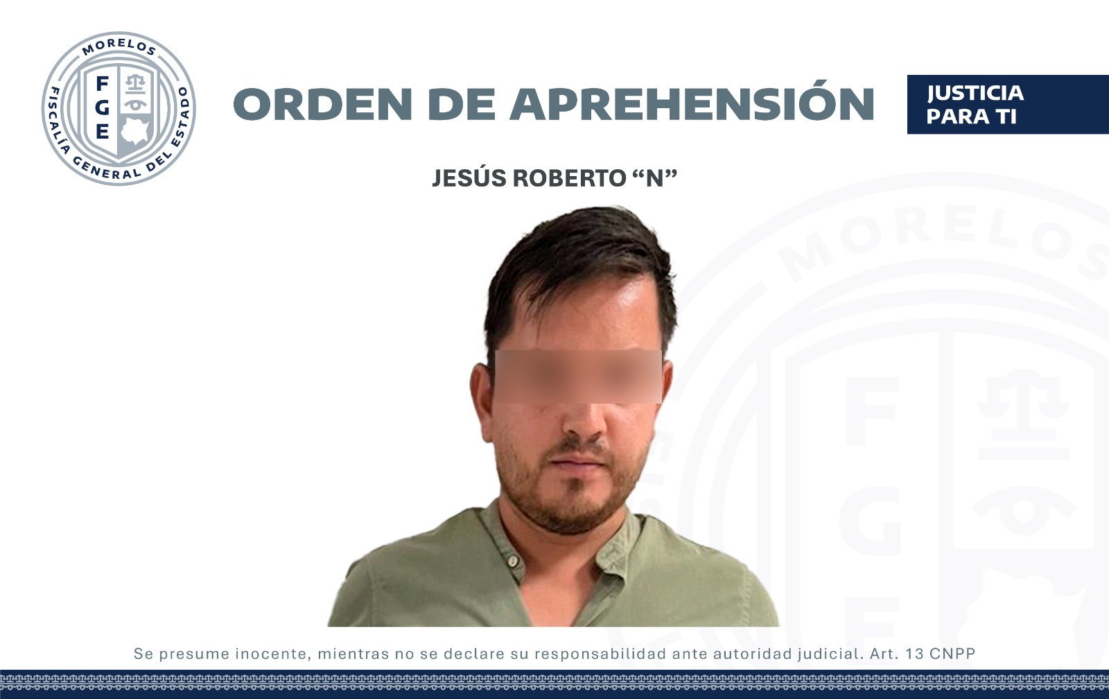 AIC cumplimenta aprehensión contra un hombre por abuso sexual en Cuautla