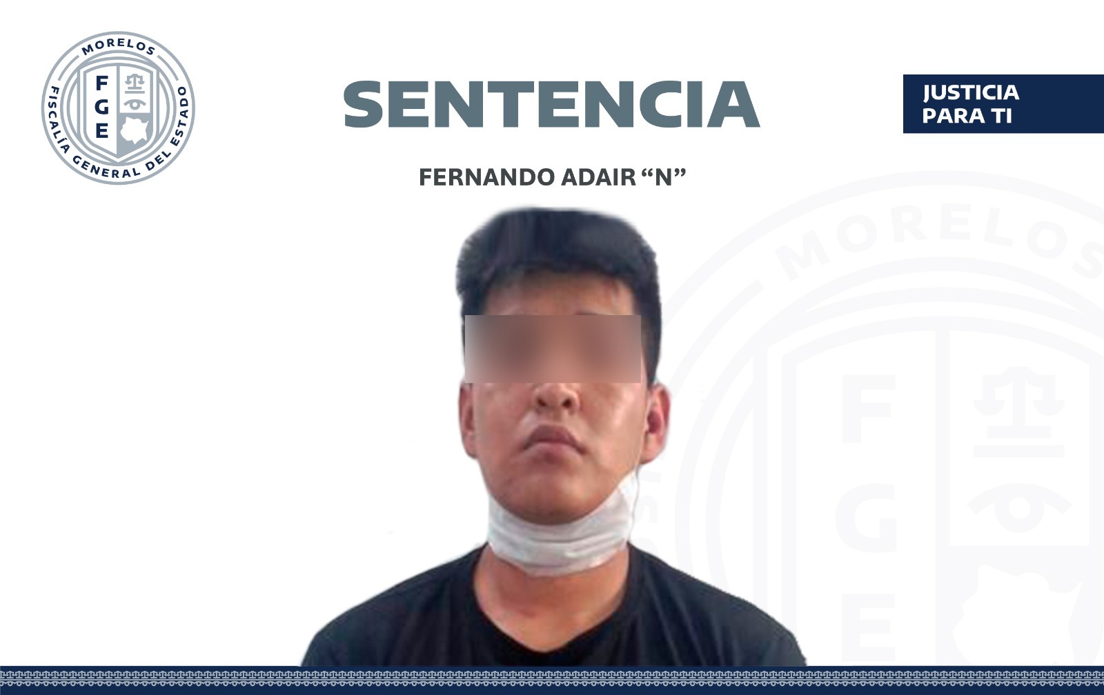 OBTIENE FGE SENTENCIA DE 50 AÑOS DE PRISIÓN PARA UN HOMBRE POR HOMICIDIO CALIFICADO EN COATETELCO