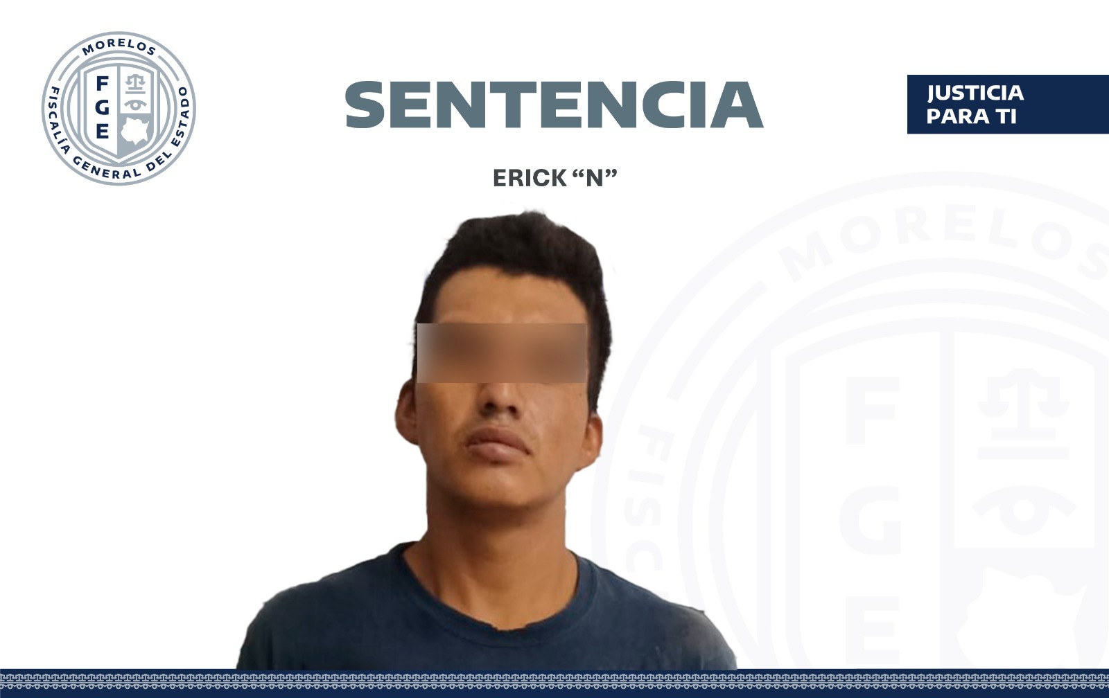 Obtiene FGE sentencia de más de 22 años de prisión para un hombre responsable de robo de vehículo automotor agravado en Yautepec