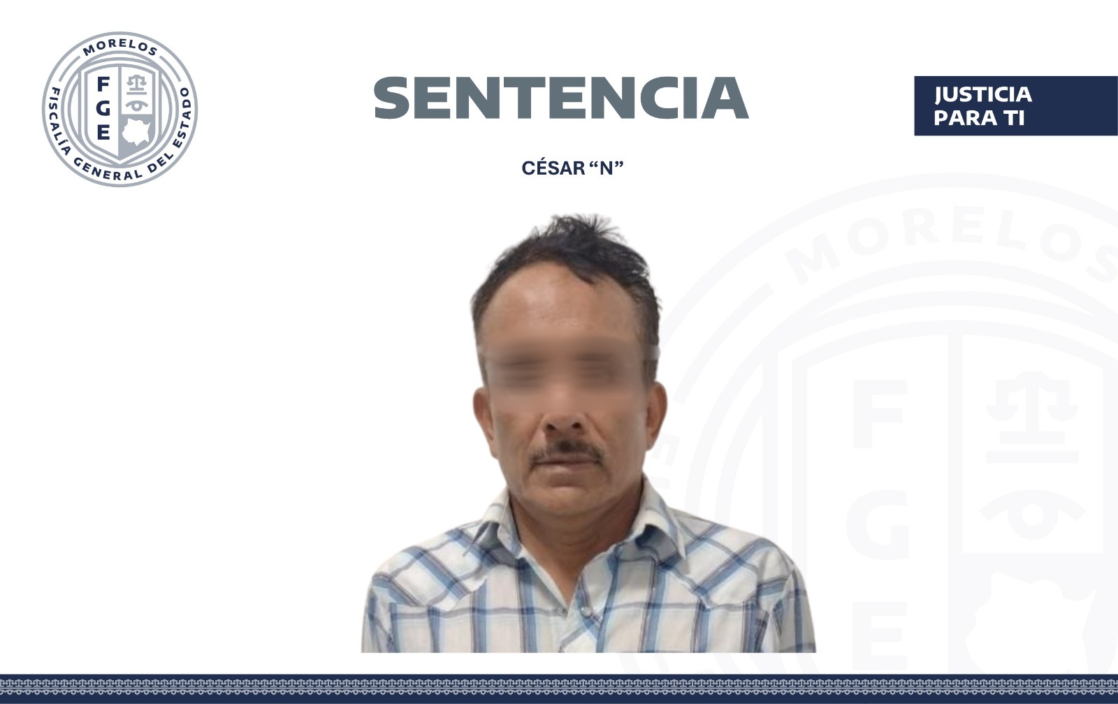 Obtiene FIDAI sentencia de 130 años de prisión en contra de un hombre por doble secuestro agravado