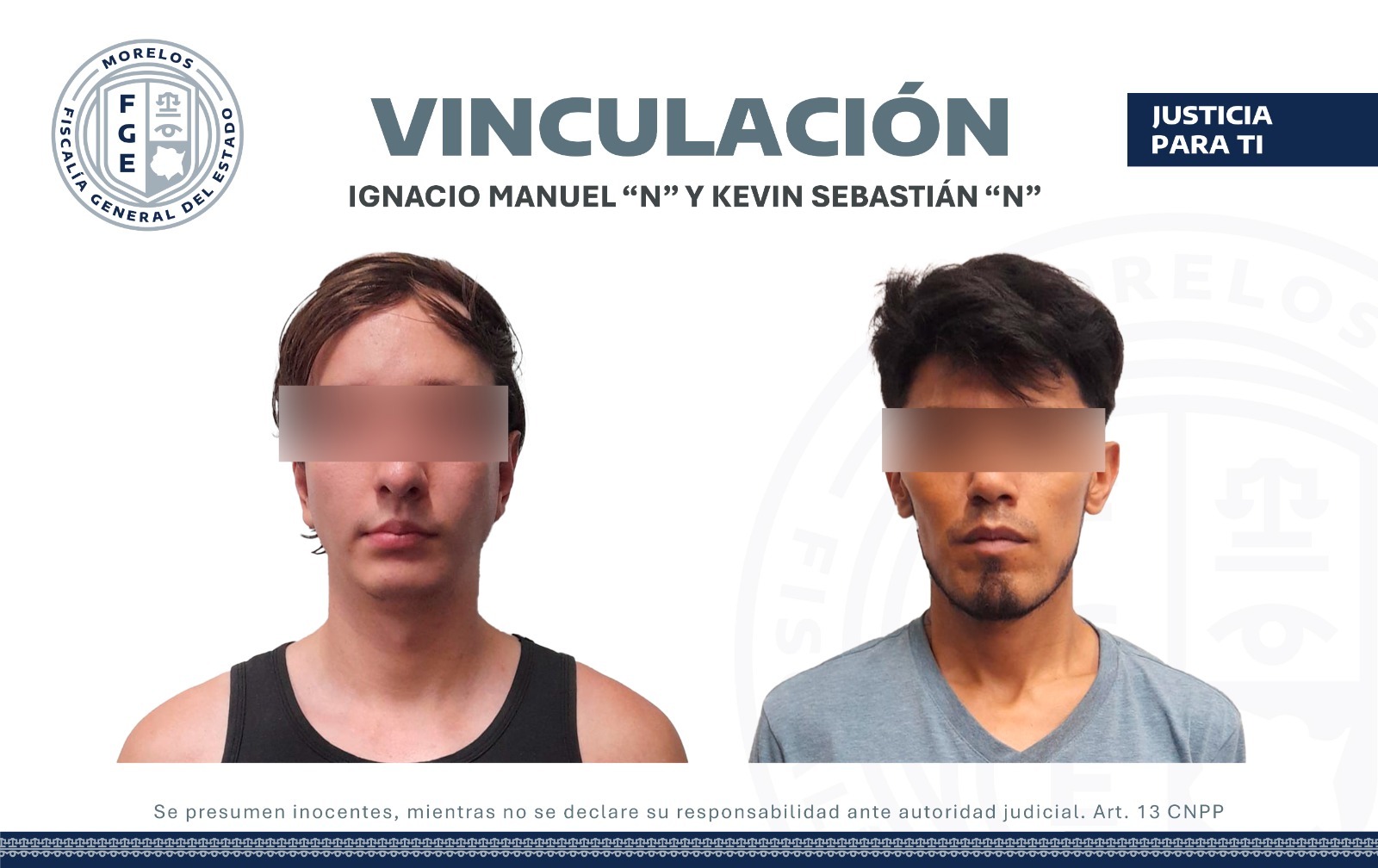 Vinculación a proceso para cinco masculinos detenidos en cateo efectuado en Cuernavaca