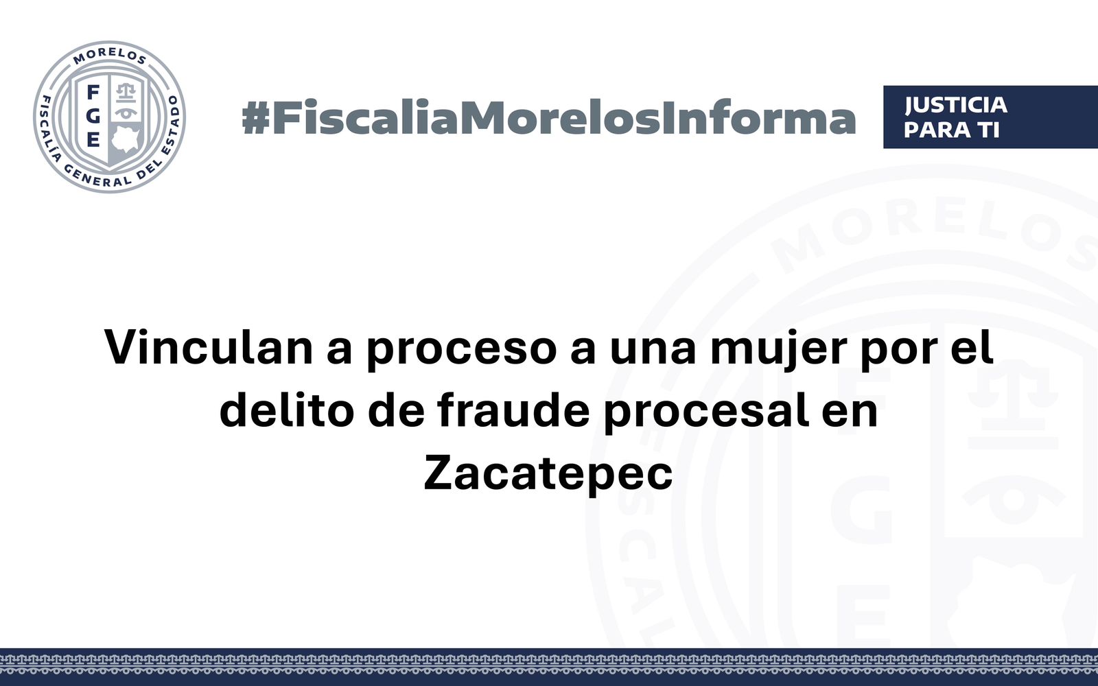 Vinculan a proceso a una mujer por el delito de fraude procesal en Zacatepec