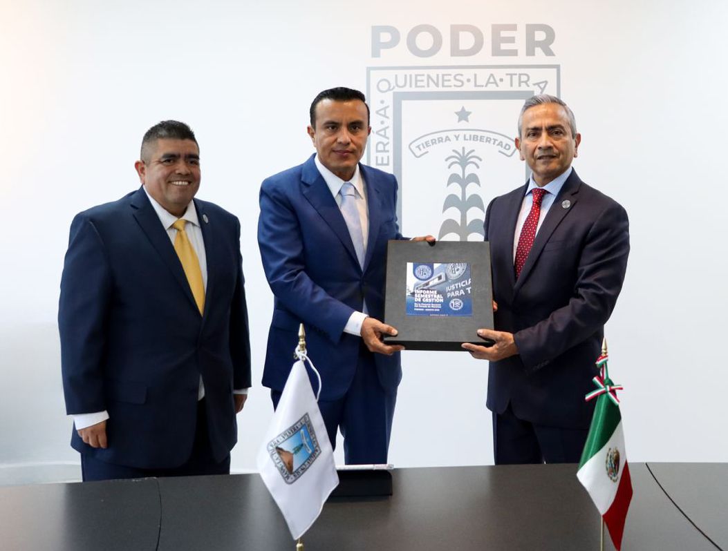 CUMPLE FISCAL EDGAR MALDONADO CON ENTREGA DE INFORME SEMESTRAL ANTE EL PODER LEGISLATIVO