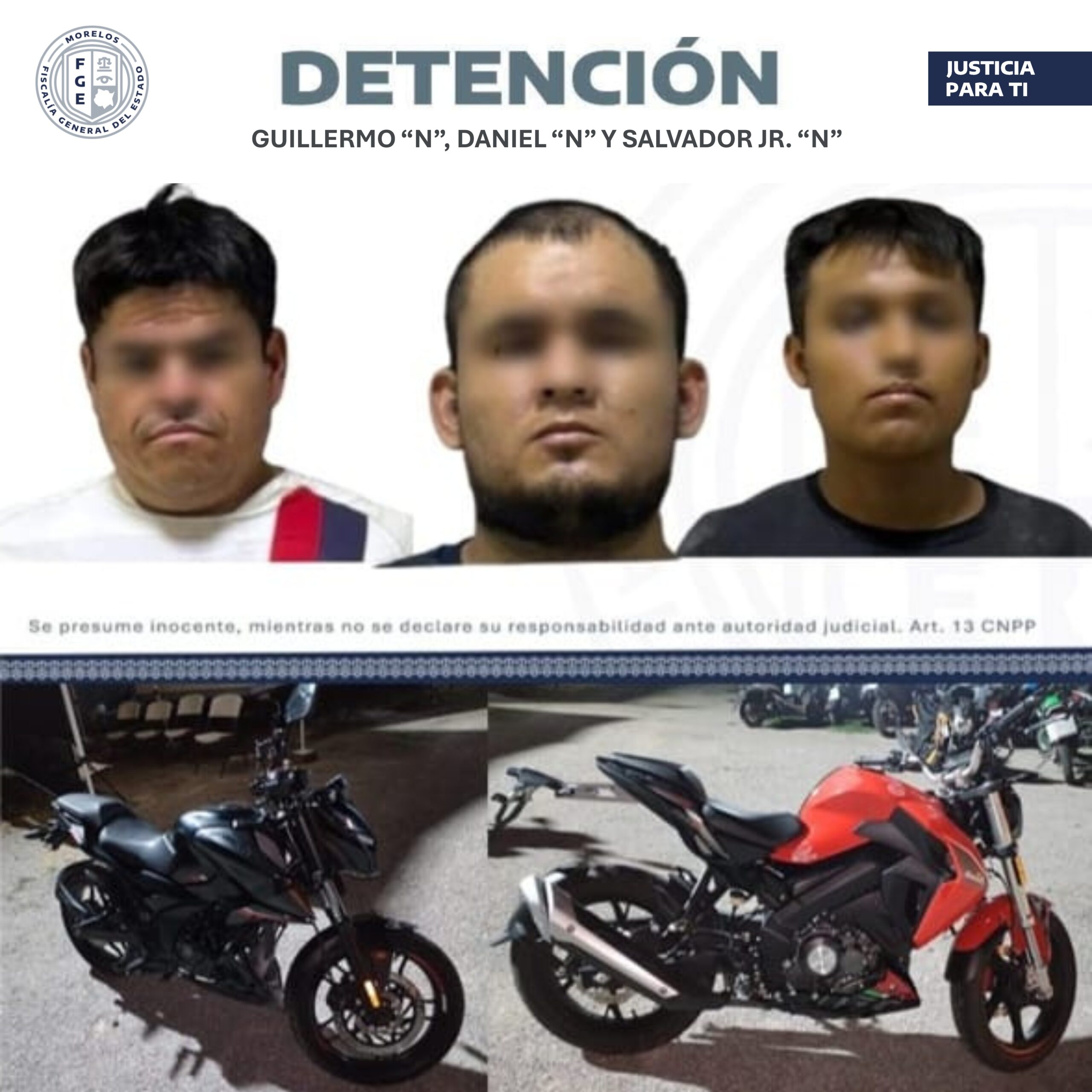 DETIENE AIC A TRES HOMBRES POR POSESIÓN DE VEHÍCULO DE PROCEDENCIA ILÍCITA EN EMILIANO ZAPATA